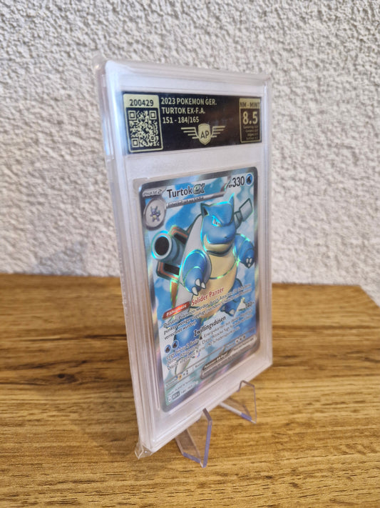 Turtok ex - MEW DE - 184/165 - Ultra Rare AP grade 8,5