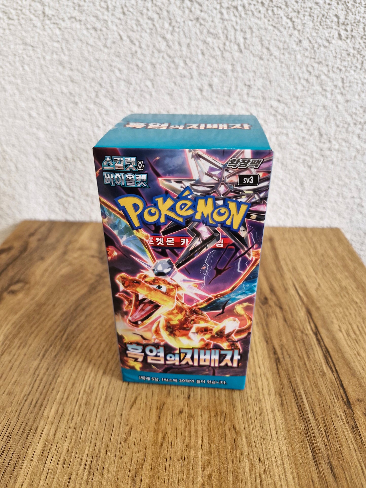 Pokémon - Scarlet & Violet Ruler of the Black Flame Display sv3 (Koreanisch)