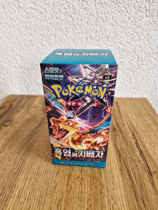 Pokémon - Scarlet & Violet Ruler of the Black Flame Display sv3 (Koreanisch)