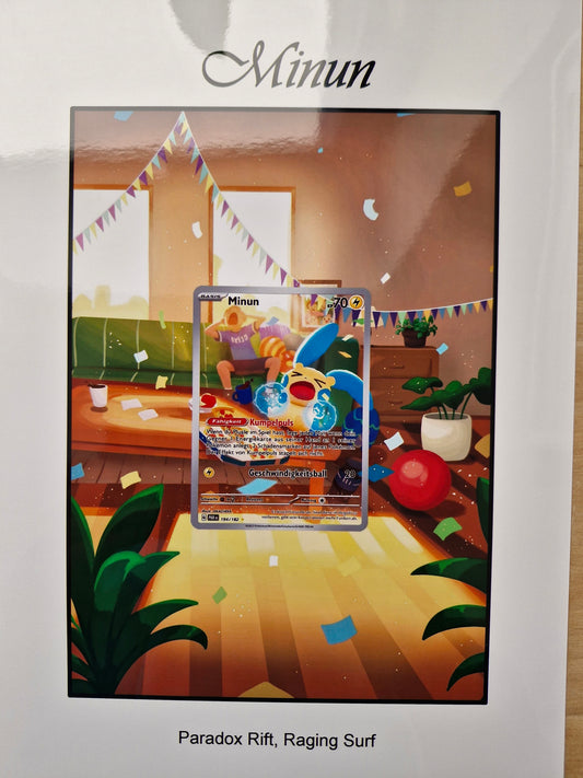 Pokémon Karten Artwork – Erweiterter Kartenhintergrund Minum