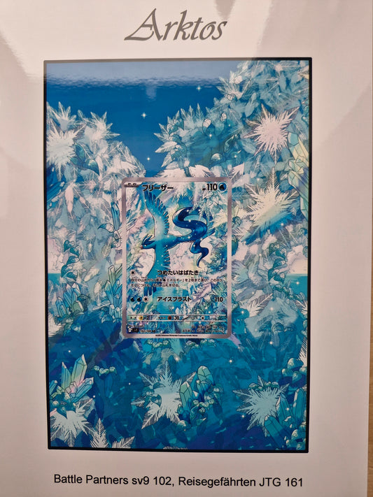 Pokémon Karten Artwork – Erweiterter Kartenhintergrund Arktos