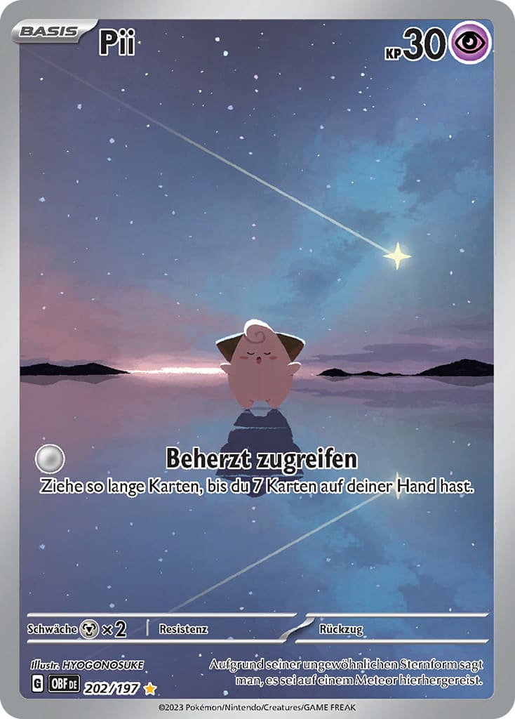 Pokémon Obsidian Flammen Booster Pack - Deutsch