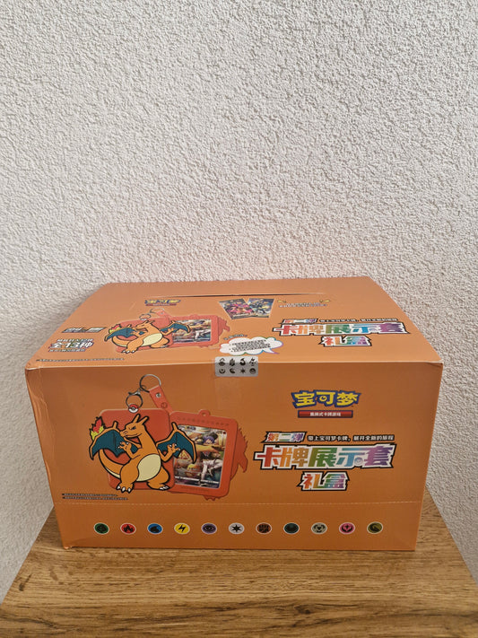 Pokémon Box - Glurak + Kartenhalter