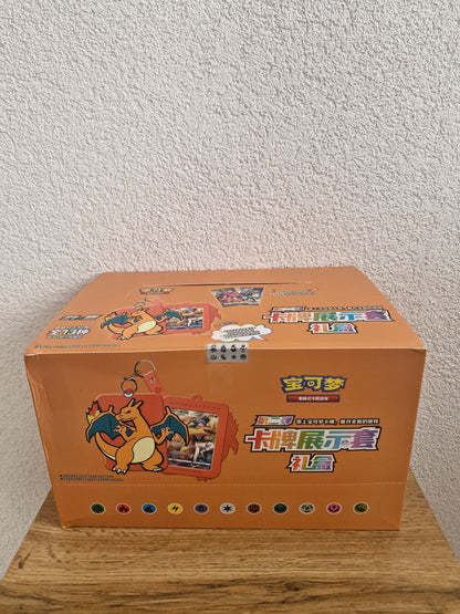 Pokémon Box - Glurak + Kartenhalter