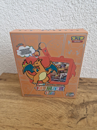 Pokémon Box - Glurak + Kartenhalter