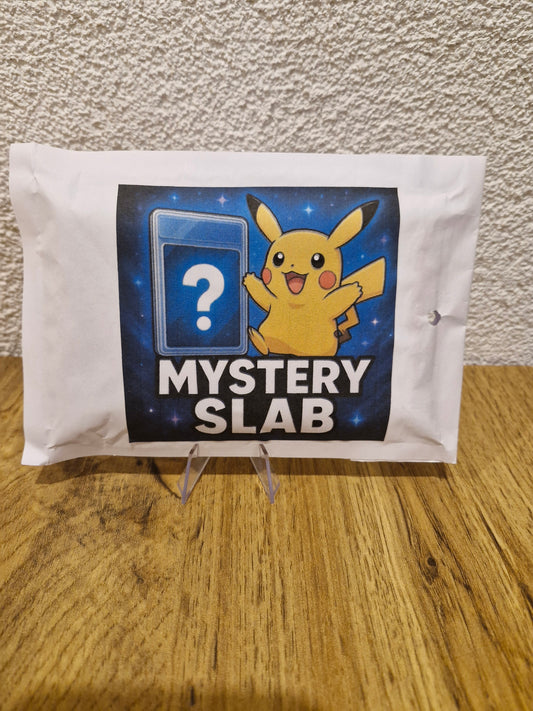 Pokemon Mystery Slab / Graded Card 8-10 + Booster