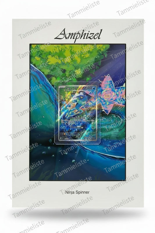 Amphizel - Pokemon Karten Hintergrung, Erweiterte Full Art für Sammler
