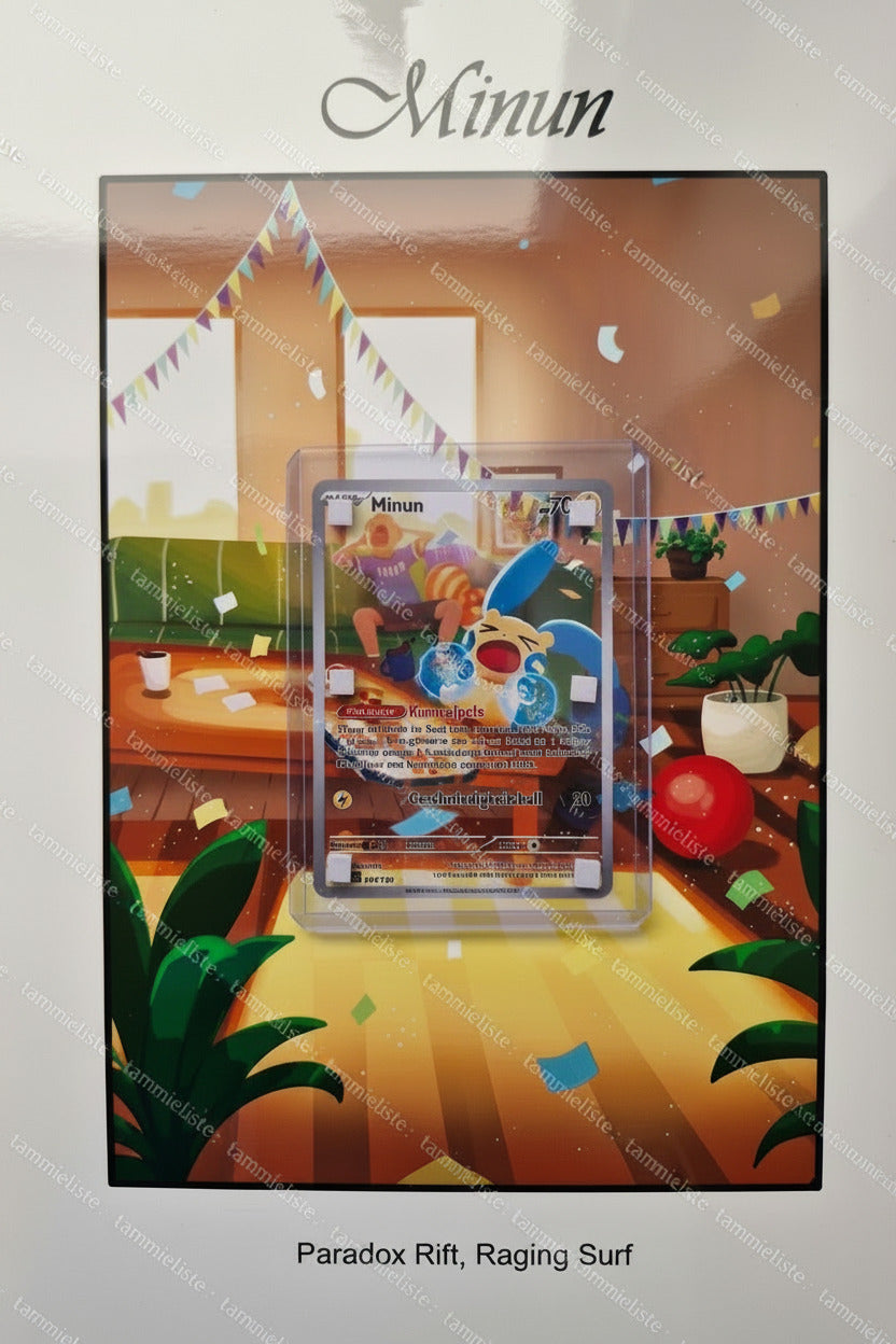 Minum - Pokemon Karten Hintergrung, Erweiterte Full Art für Sammler
