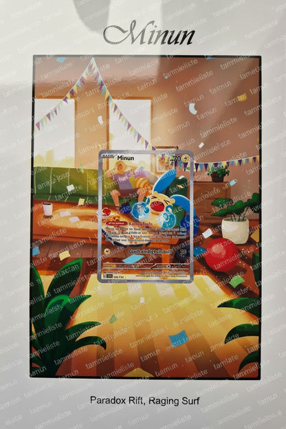 Minum - Pokemon Karten Hintergrung, Erweiterte Full Art für Sammler