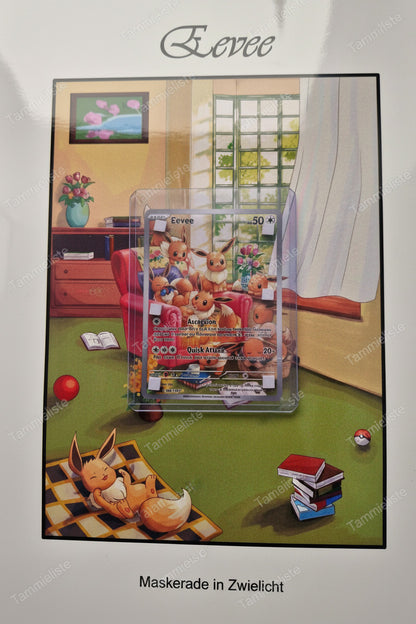 Eevee - Pokemon Karten Hintergrung, Erweiterte Full Art für Sammler