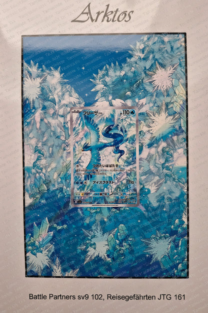 Arktos - Pokemon Karten Hintergrung, Erweiterte Full Art für Sammler