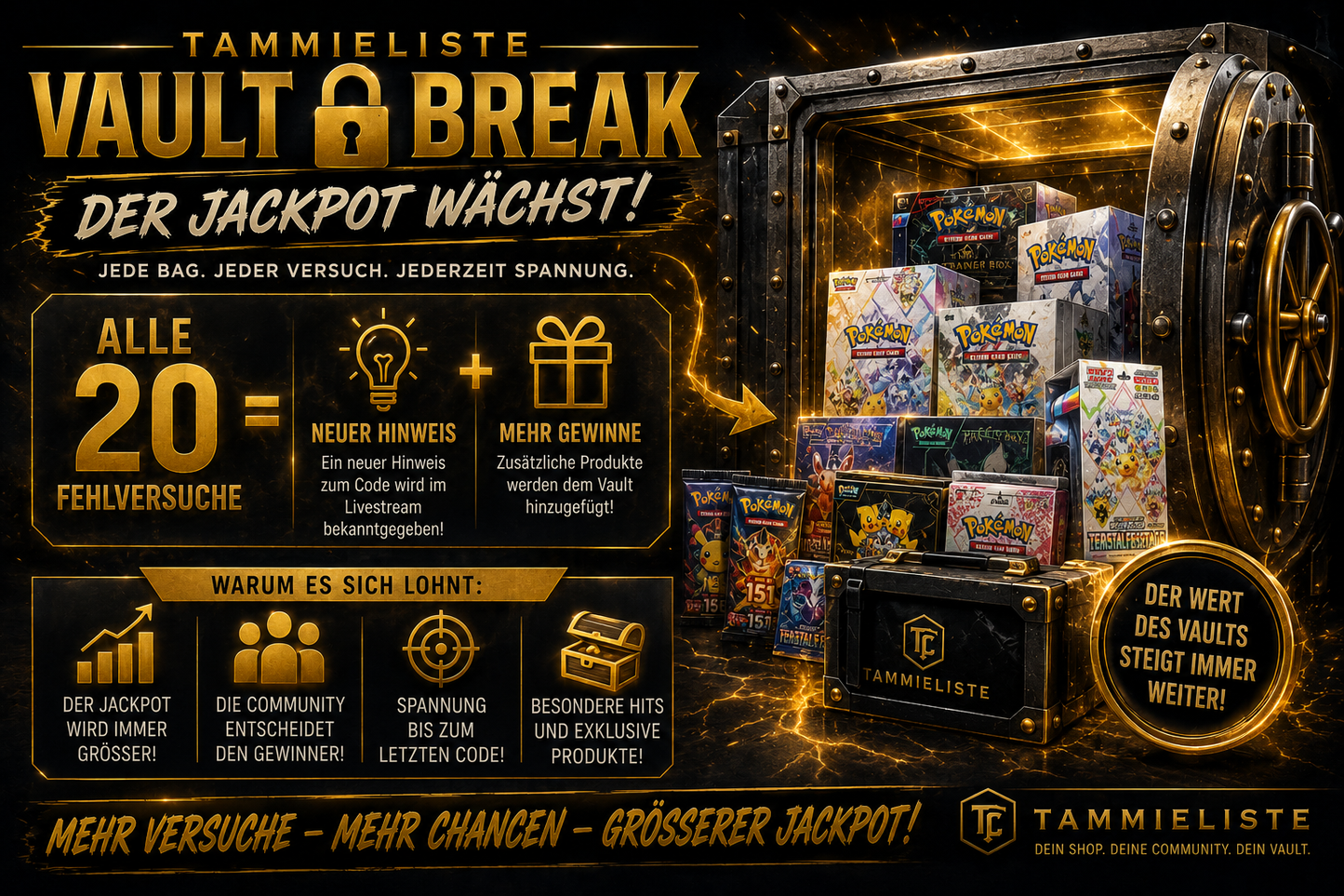 1 x Tammieliste Vault Break