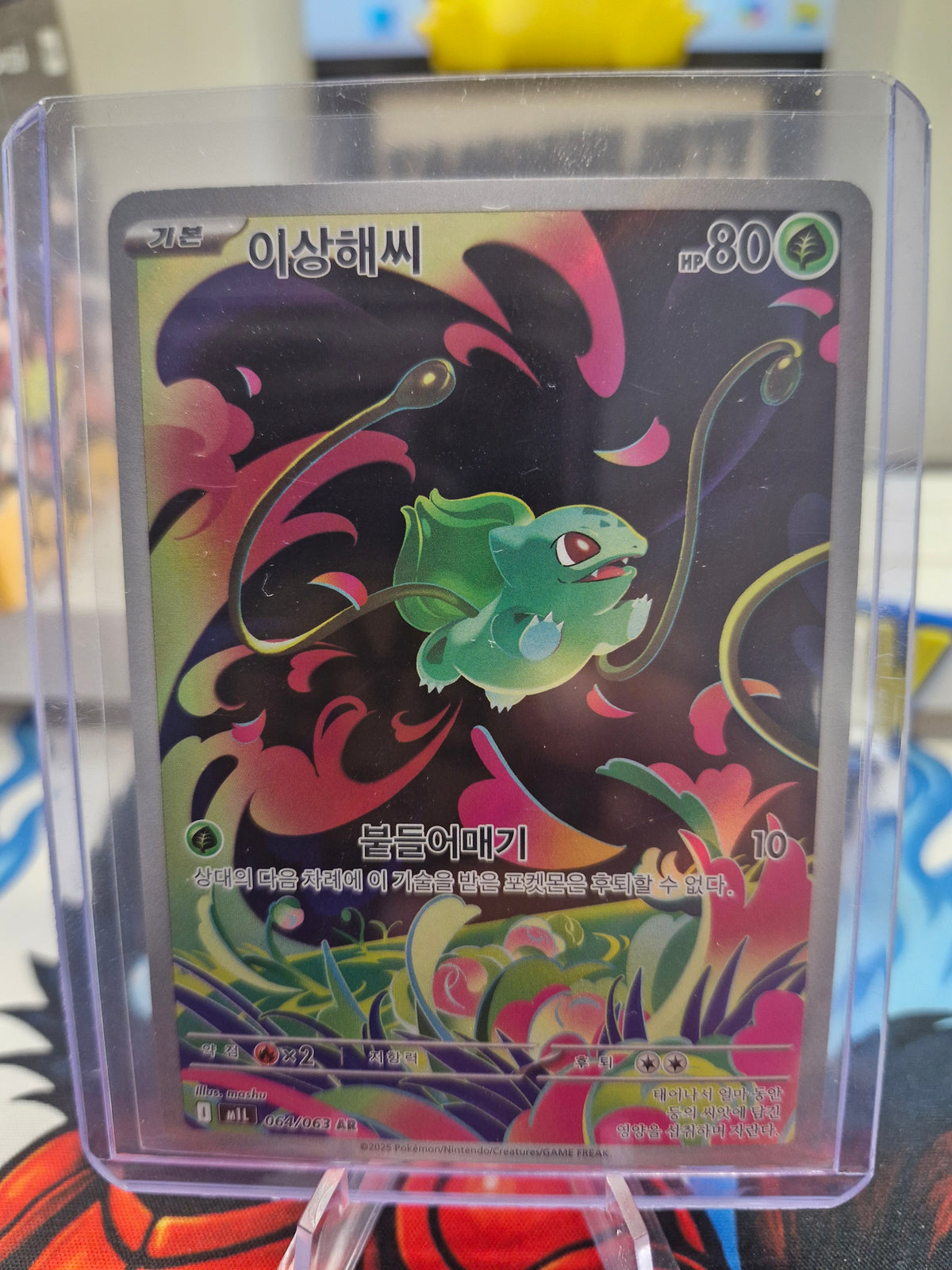 Pokémon Karten 3er Set – Bisasam, Bisaknosp Mega-Bisaflor ex