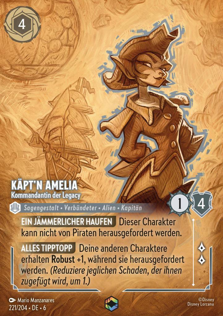 Disney Lorcana TCG - Azurblaues Meer Booster - Deutsch