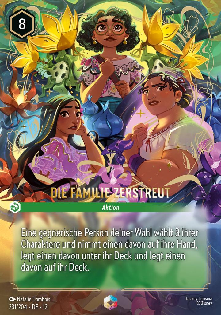 Disney Lorcana TCG Unbekannte Wildnis Booster DE Set 12
