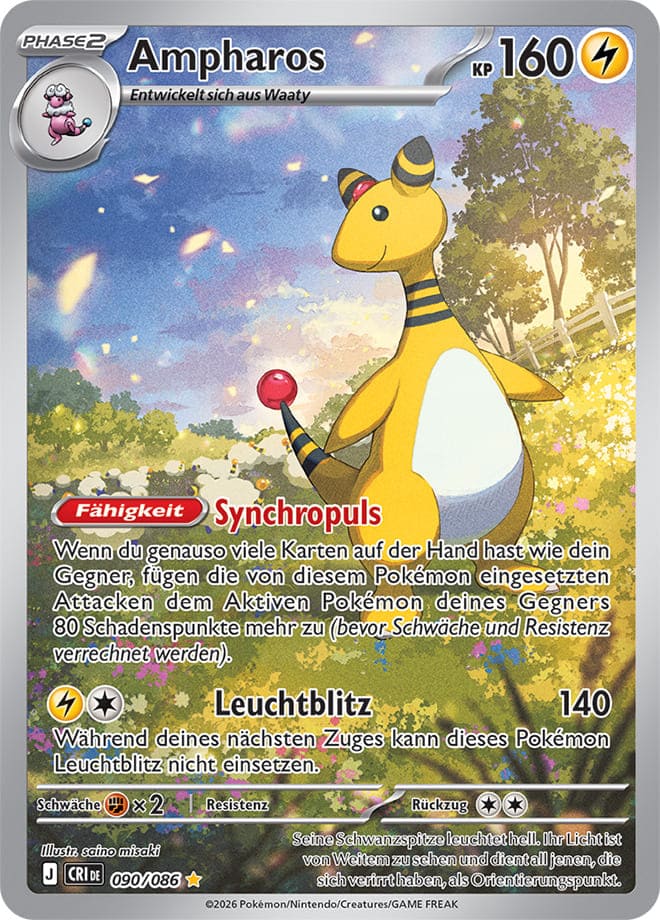 6x Pokémon Wachsendes Chaos Booster (DE) ME04