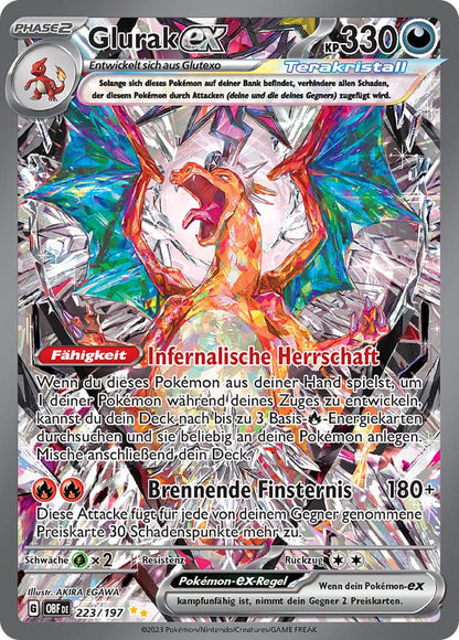 Pokémon Obsidian Flammen Booster Pack - Deutsch