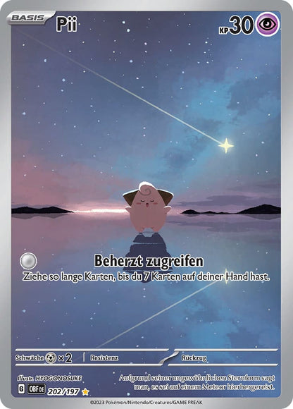 Pokémon Obsidian Flammen Booster Pack - Deutsch