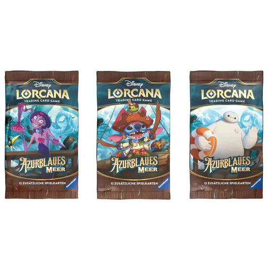 Disney Lorcana TCG - Azurblaues Meer Booster - Deutsch
