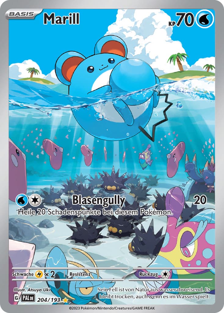 Pokémon Entwicklung in Paldea Booster Pack - Deutsch