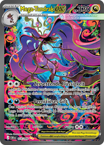 6x Pokémon Wachsendes Chaos Booster (DE) ME04