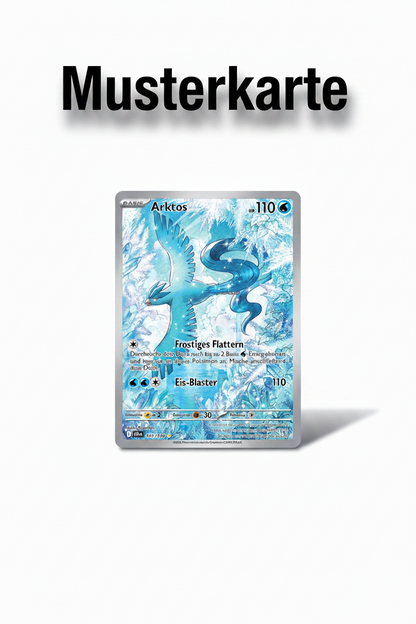 Arktos - Pokemon Karten Hintergrung, Erweiterte Full Art für Sammler