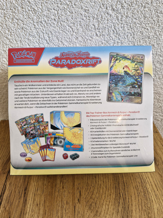 Karmesin & Purpur Paradoxrift Top Trainer Box