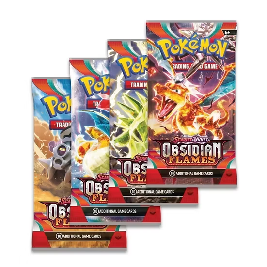 Pokémon Obsidian Flammen Booster Pack - Deutsch