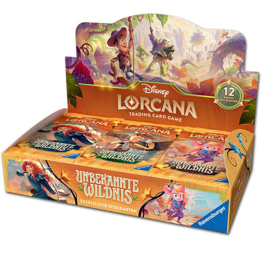 Disney Lorcana Unbekannte Wildnis Display Set 12