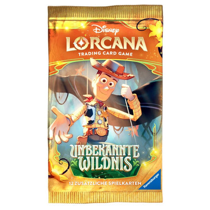 Disney Lorcana TCG Unbekannte Wildnis Booster DE Set 12
