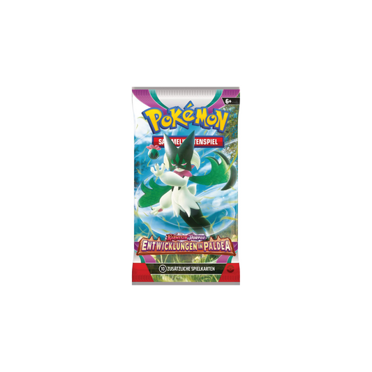 Pokémon Entwicklung in Paldea Booster Pack - Deutsch